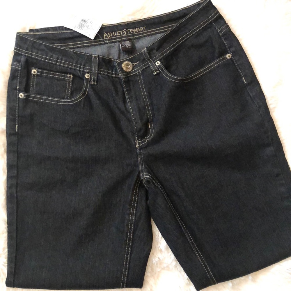 Ashley Stewart Denim Skinny Jeans Size 12P NWT